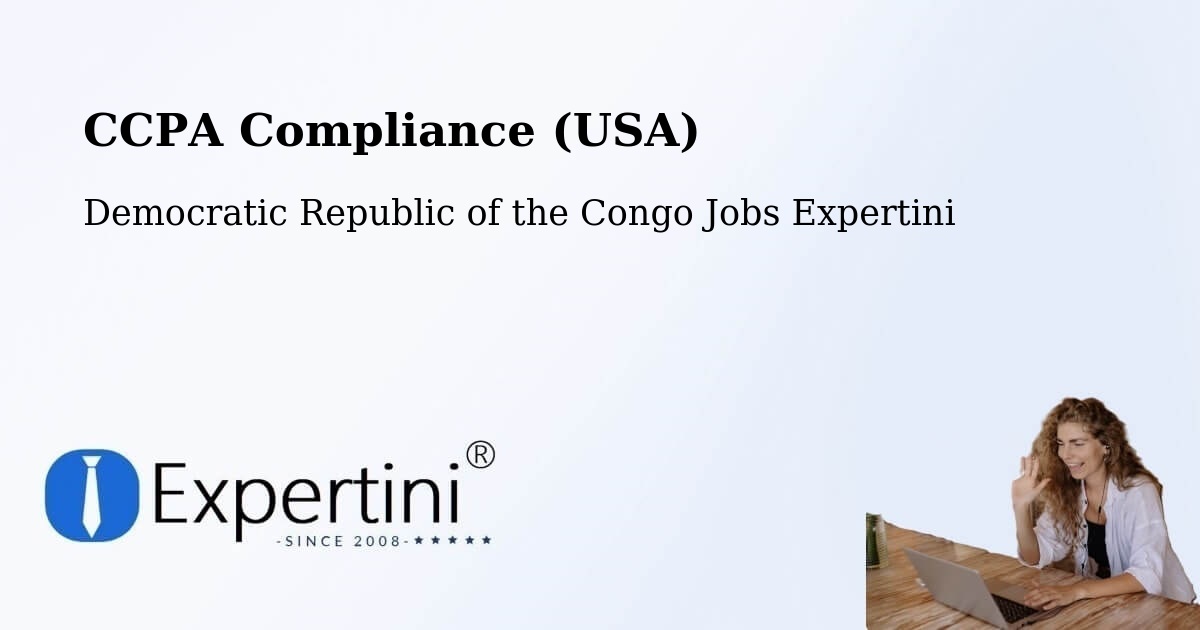 CCPA Privacy Rights & Compliance Notice – Lisala - Democratic Republic of the Congo Jobs Expertini